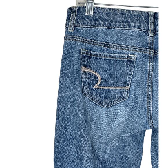 American Eagle Artist Jeans Women’s Size 2 Long Distressed Bootcut Denim - Picture 2 of 15
